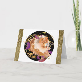 Tarjeta Festiva WINDSONG - Chow Art card 2 tamaños