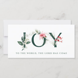 Tarjeta Festiva Winter Berries | Cartas de Navidades | JOY
