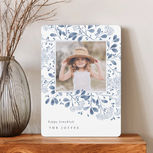 Tarjeta Festiva Winter Bouquet   Foto de Hanukkah