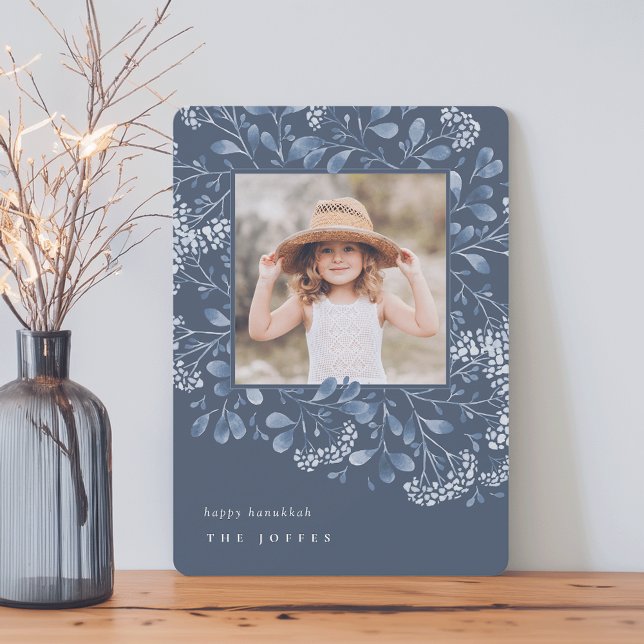 Tarjeta Festiva Winter Bouquet | Foto de Hanukkah (Subido por el creador)