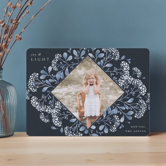 Tarjeta Festiva Winter Bouquet | Foto de Hanukkah (Subido por el creador)