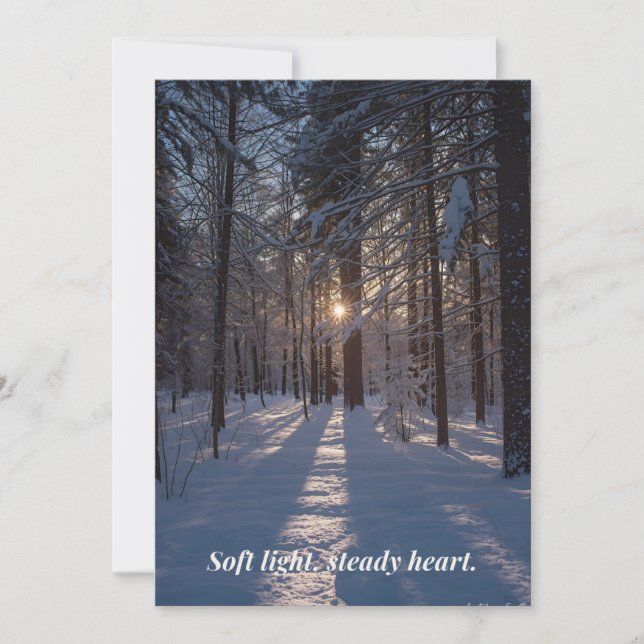 Tarjeta Festiva Winter Card (Anverso)