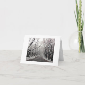 Tarjeta Festiva Winter in a Note
