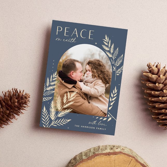 Tarjeta Festiva Winter Laurel | Foto de Peace On Earth (Subido por el creador)