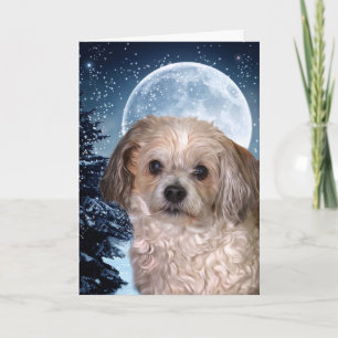 Tarjeta Festiva Winter Moon Smitty