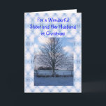 Tarjeta Festiva Winter Scene Sister and Brother-in-Law Christmas<br><div class="desc">Greeting card winter landscape sister and brother-in-law Christmas card that you can customise with any text of your choice. Should you require any help with customising then contact us through the link on this page. Winter landscape sister and brother-in-law Christmas card</div>