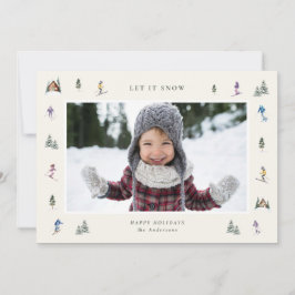 Tarjeta Festiva WINTER SLOPES Photo