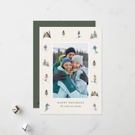 Tarjeta Festiva WINTER SLOPES Photo