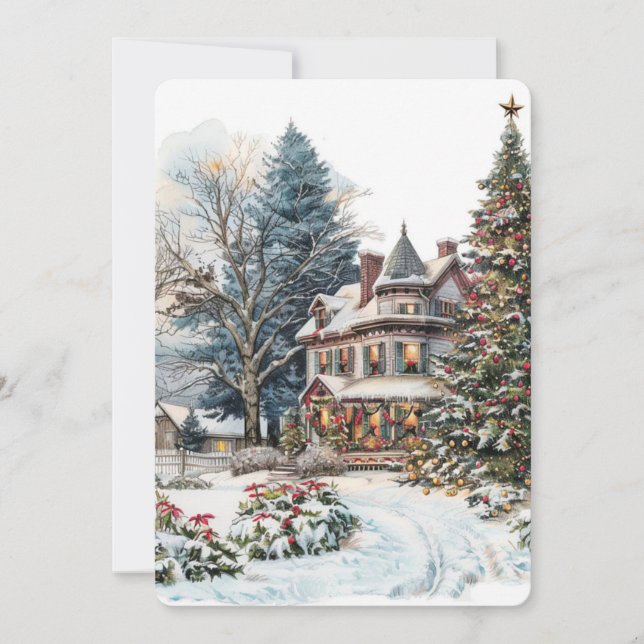 Tarjeta Festiva Winter Wonder (Anverso)