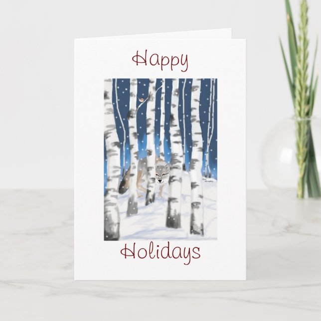 Tarjeta Festiva Winter Wonderland (Anverso)