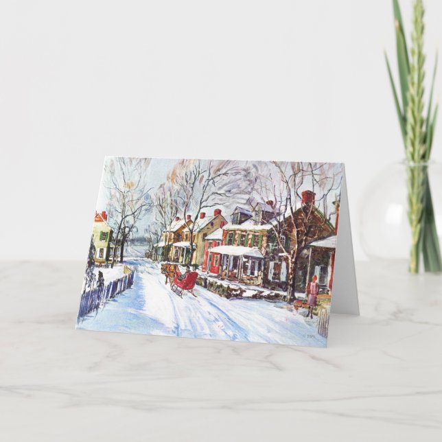 Tarjeta Festiva Winter Wonderland (Anverso)