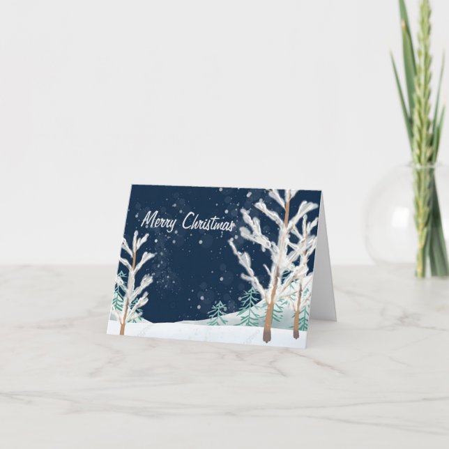 Tarjeta Festiva Winter Wonderland (Anverso)