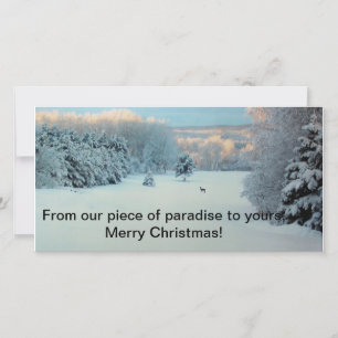 Tarjeta Festiva Winter Wonderland