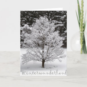 Tarjeta Festiva Winter wonderland