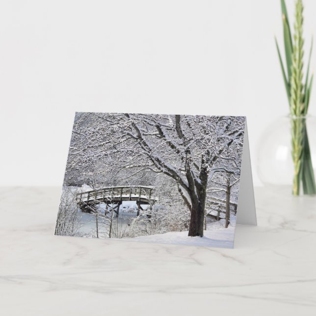 Tarjeta Festiva Winter Wonderland (Anverso)