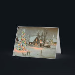Tarjeta Festiva Winter Wonderland<br><div class="desc">Feliz Navidad</div>