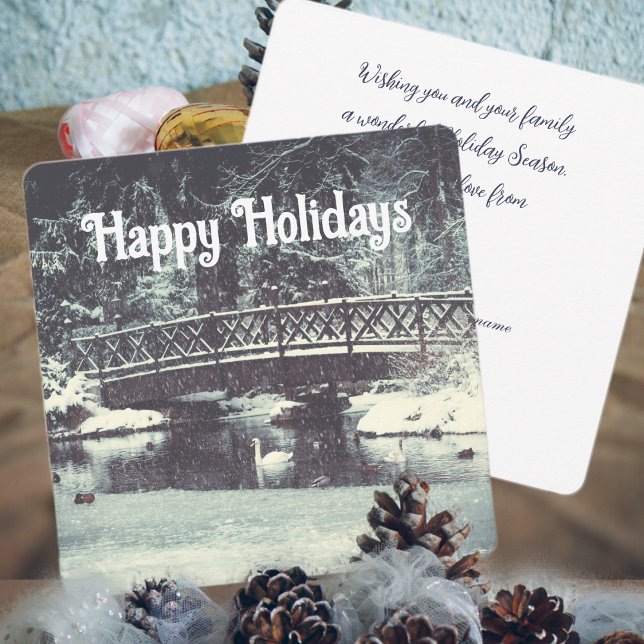 Tarjeta Festiva Winter wonderland (Subido por el creador)