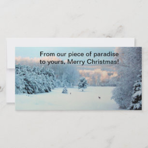 Tarjeta Festiva Winter Wonderland