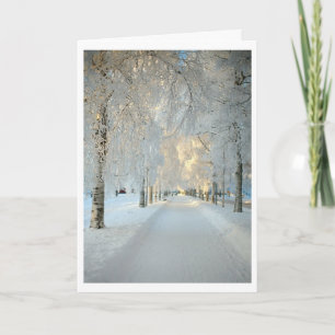 Tarjeta Festiva Winter Wonderland