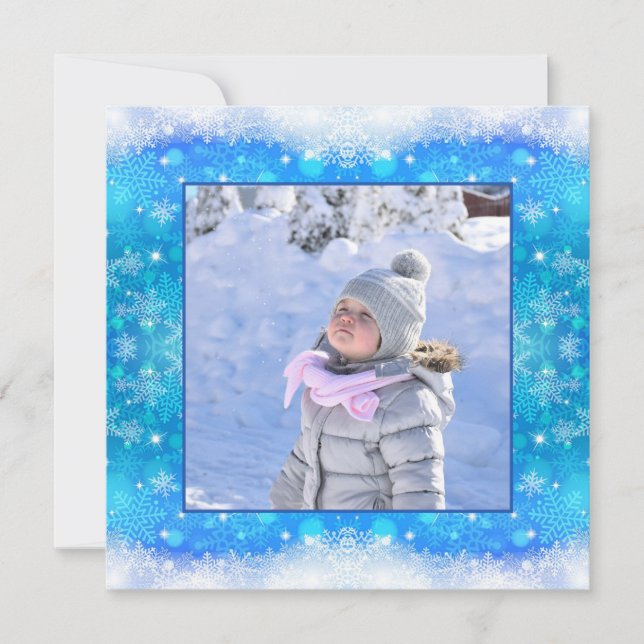 Tarjeta Festiva Winter Wonderland (Anverso)
