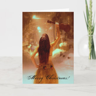 Tarjeta Festiva Winter wonderland, ¡Feliz Navidad!