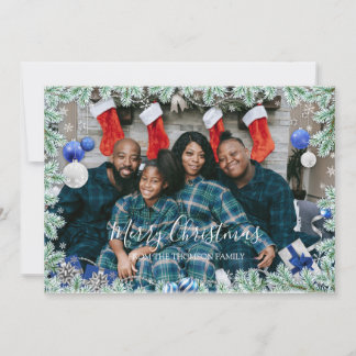 Tarjeta Festiva Winter Wonderland Frame