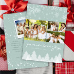 Tarjeta Festiva Winter Wonderland Snowflakes Happy Holidays Photo<br><div class="desc">Diseñado por fat*fa*tin. Fácil de personalizar con su propio texto,  foto o imagen. Para solicitudes de personalizados,  por favor contacte directamente con fat*fa*tin. Se cobran cargos por personalizado. www.zazzle.com/fat_fa_tin www.zazzle.com/color_therapy www.zazzle.com/fatfatin_blue_knot・・・・・・・. www.zazzle.com/fatfatin_red_knot www.zazzle.com/fatfatin_mini_me www.zazzle.com/fatfatin_box</div>