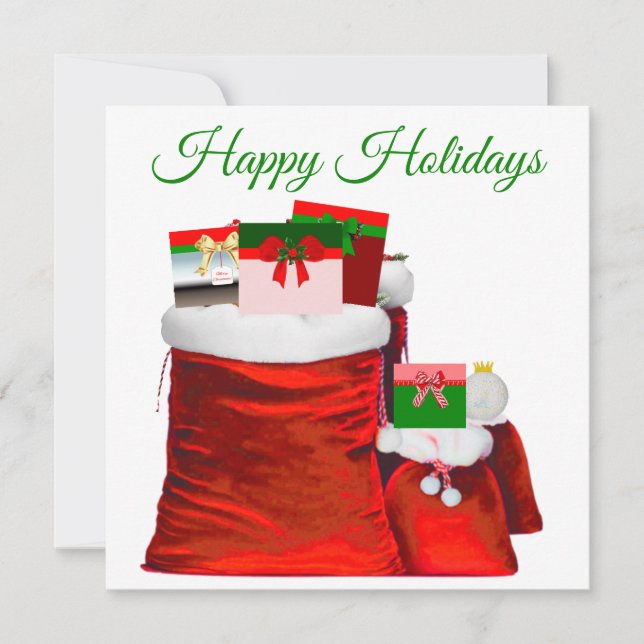 Tarjeta Festiva Wishing You Enough Card (Anverso)