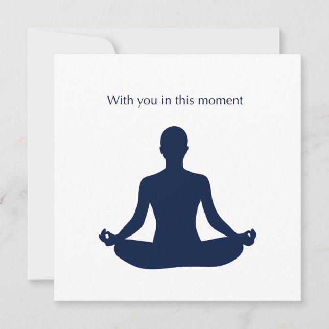 Tarjeta Festiva With You In This Moment Art Card (Anverso)
