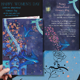 Tarjeta Festiva Women's Strength & Spirit  Women's Day Card