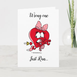 Tarjeta Festiva Wong one solo Ran Valentine's Greeting Card.