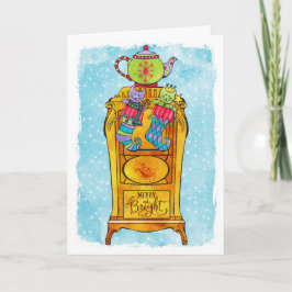 Tarjeta Festiva Wood Stove