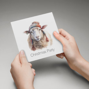 Tarjeta Festiva Wooly Wonderland, personalizado