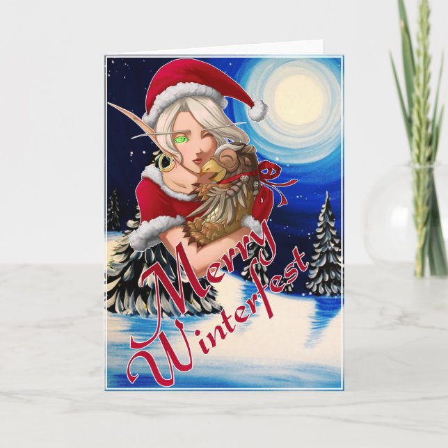 Tarjeta Festiva WoW Winterest Card (Anverso)
