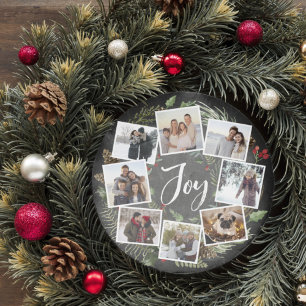 Tarjeta Festiva Wreath de alegría rusa   NAVIDADES COLLAGES DE FOT