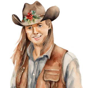 Tarjeta Festiva Wreath de Navidades de acuarela