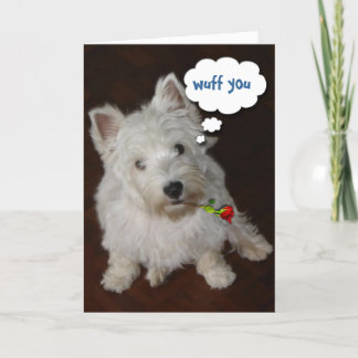 Tarjeta Festiva Wuff You