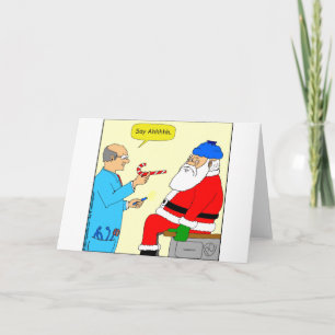 Tarjeta Festiva x85 Santa say ahhh Personalizado