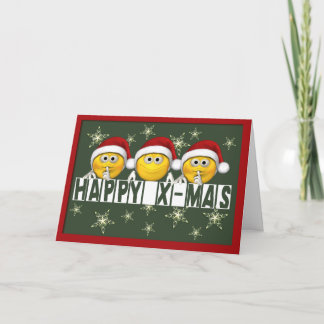 Tarjeta Festiva X-Mas