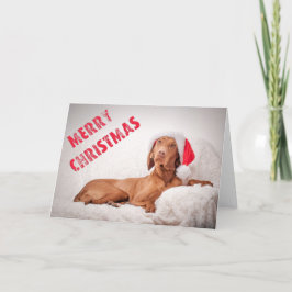 Tarjeta Festiva Xmas Card/Christmas Card “Magyar Vizsla "
