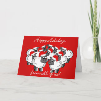 Tarjeta Festiva Xmas de negocios