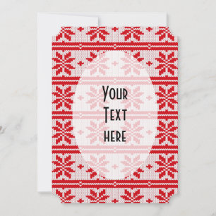 Tarjeta Festiva Xmas tejido sin fisuras patrón 1 + tus ideas