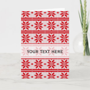 Tarjeta Festiva Xmas tejido sin fisuras patrón 1 + tus ideas
