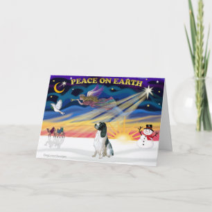 Tarjeta Festiva XmasSunrise-EngSpringer-bw