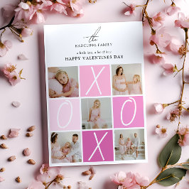 Tarjeta Festiva XOXO Foto Collage San Valentín 