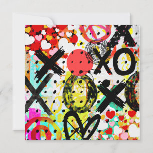 TARJETA FESTIVA XOXOXOXOXO