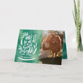 TARJETA FESTIVA Y A TODO EL BUENAS NOCHES