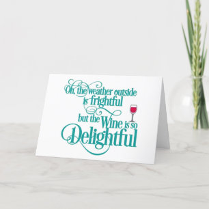 TARJETA FESTIVA Y "LO HICIMOS" DISFRUTAR DEL VINO