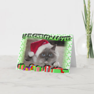 Tarjeta Festiva ¿Ya son Navidades?