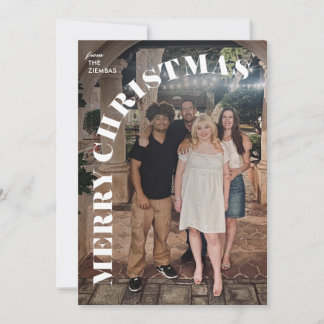 Tarjeta Festiva Year in Review What a Year Photo Collage Christmas